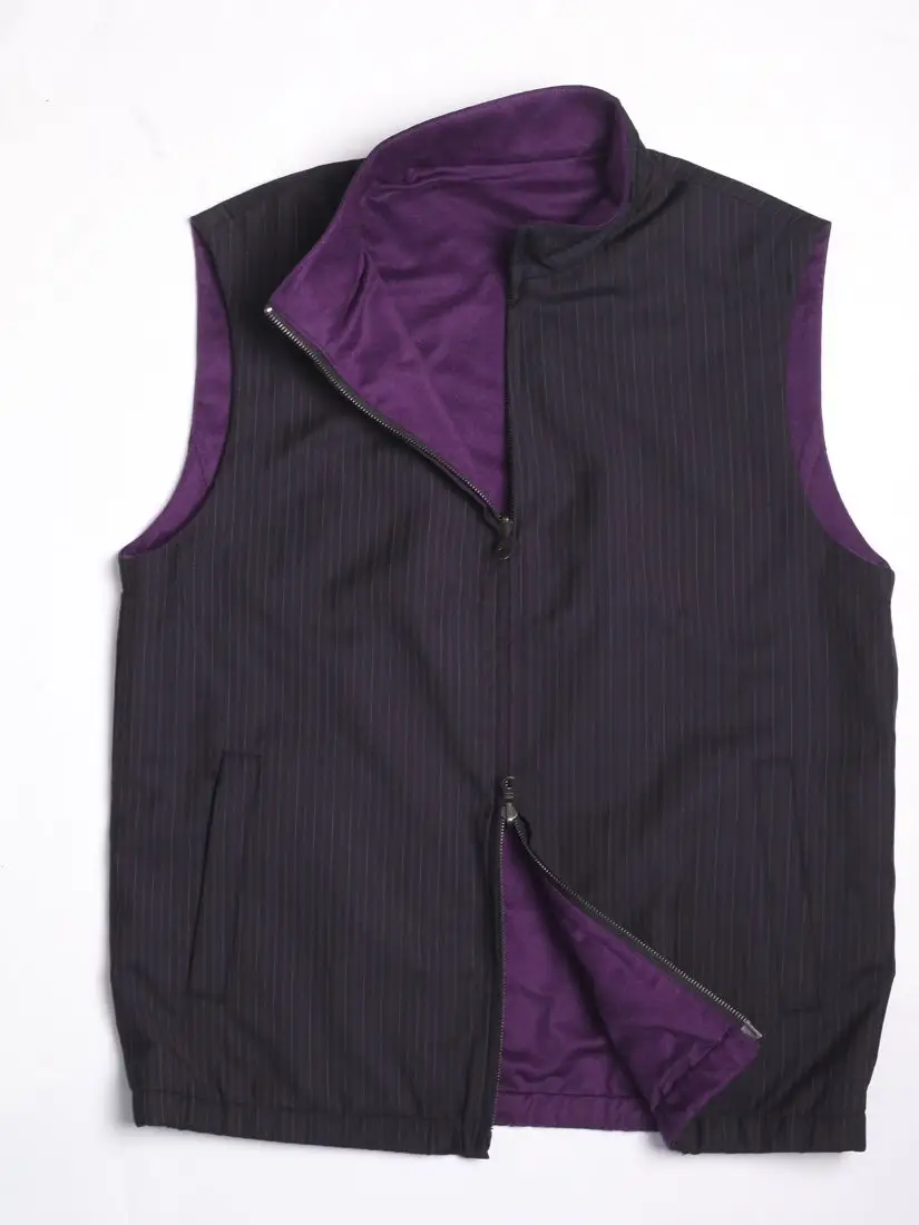 Noir Plum Reversible Vest
