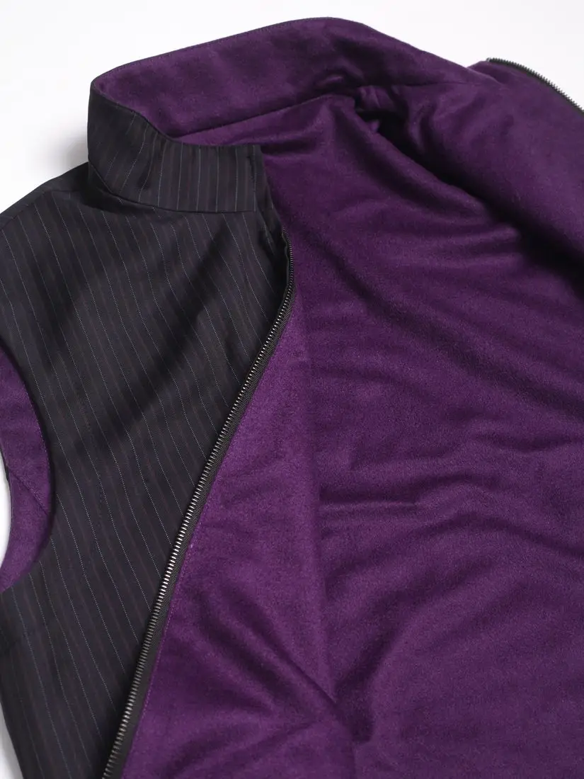 Noir Plum Reversible Vest