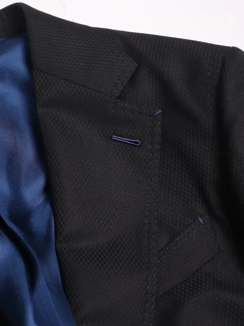 Midnight Textured Blazer
